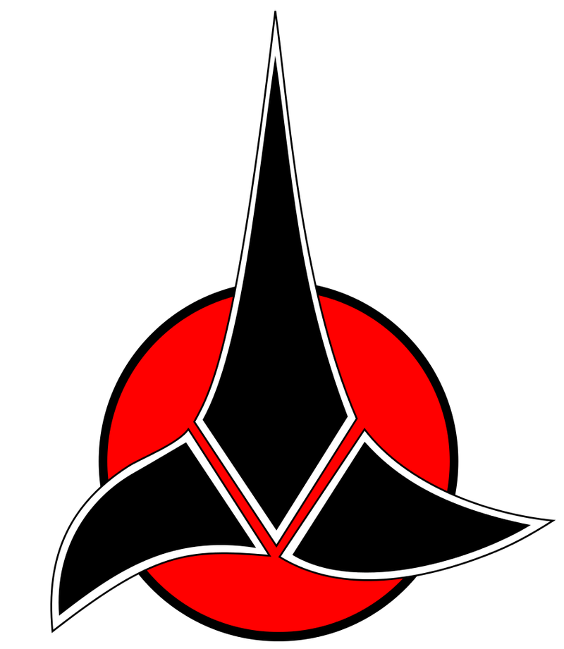 Insignia Klingon. Wikimedia Commons